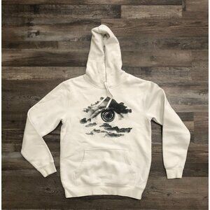 Louis Tomlinson World Tour Mens Medium White Hoodie Pullover Sweatshirt